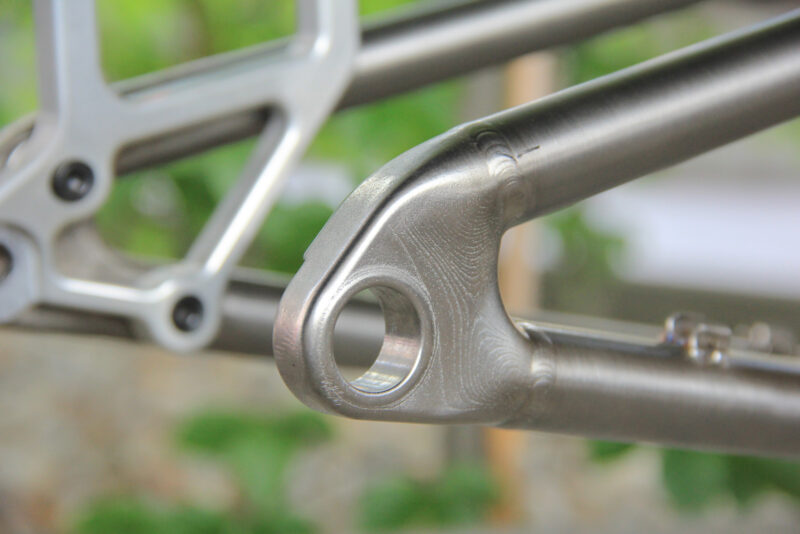 deviate cycles 3d printed titanium carbon downcountry frame prototype cold metal fusion lugs