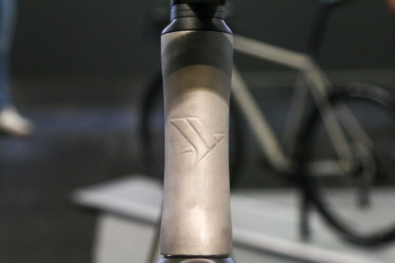 Pilot Seiren 3d printed titanium bike head tube