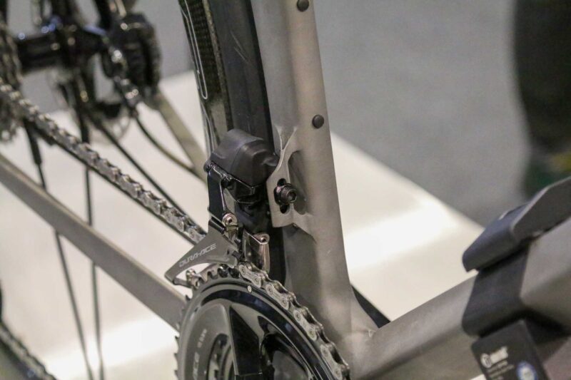 Pilot Seiren 3d printed titanium bike front derailleur hanger