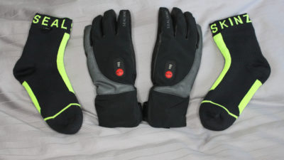 Review: Sealskinz Waterproof Heated Cycle Gloves and Waterproof All-Weather Socks